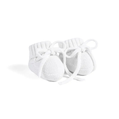 Knitted Booties in White