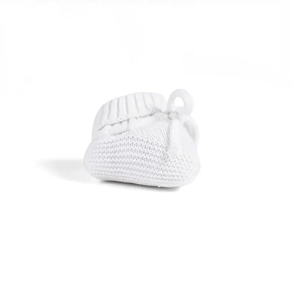 Knitted Booties in White