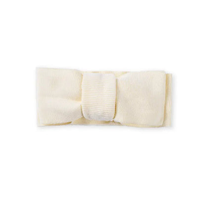 Knitted Oversized Topknot in Cream