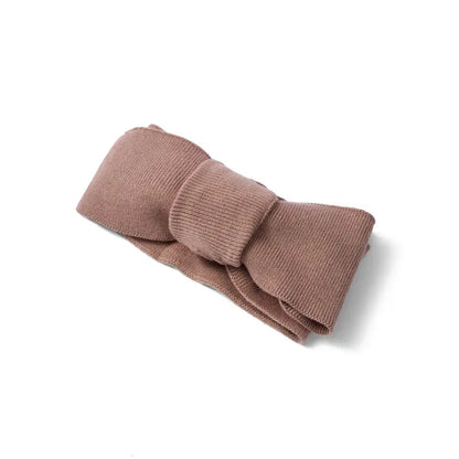 Knitted Oversized Topknot in Mocha