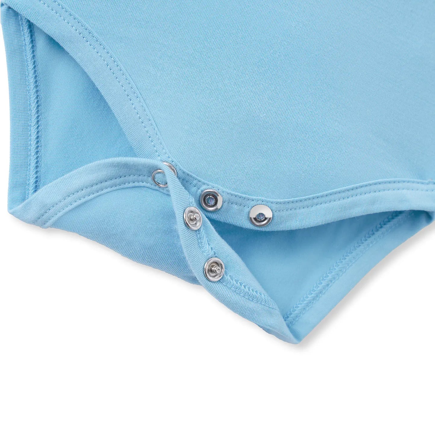 Long Sleeve Baby Bodysuit in Blue Bell