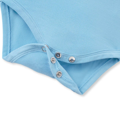 Long Sleeve Baby Bodysuit in Blue Bell