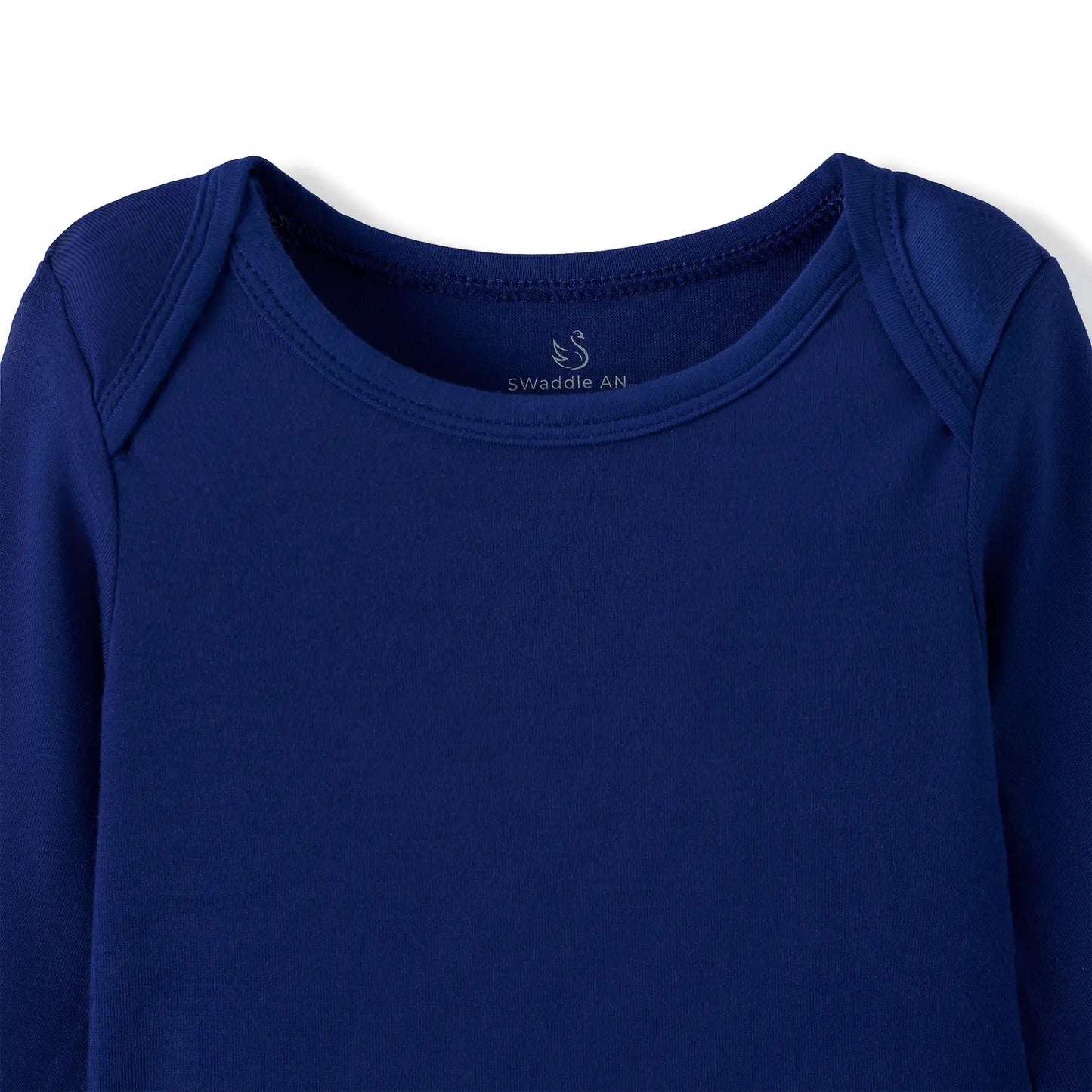 Long Sleeve Baby Bodysuit in Blue Depths