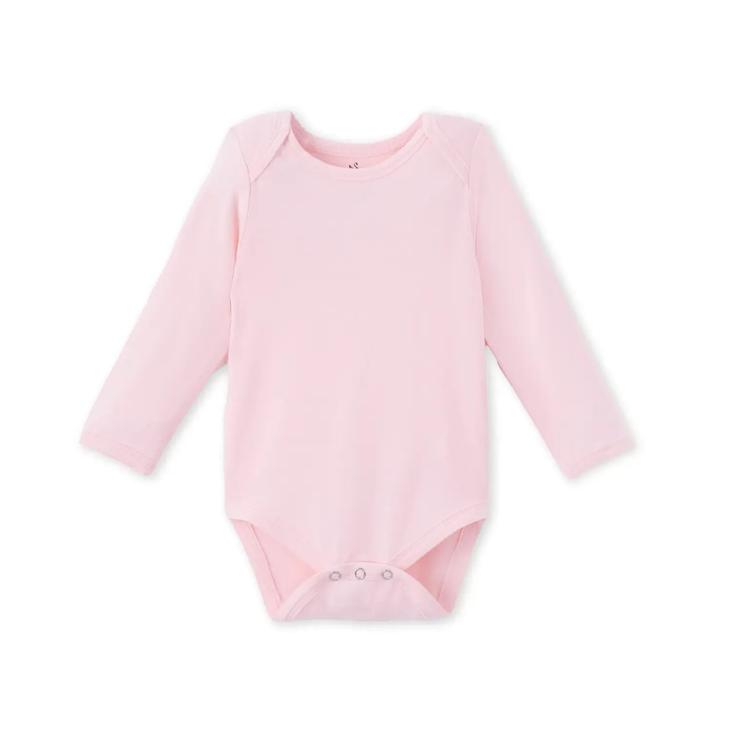 Long Sleeve Baby Bodysuit in Mary Rose