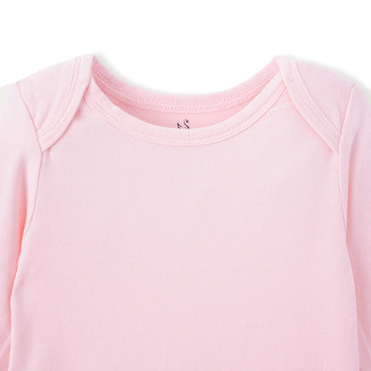 Long Sleeve Baby Bodysuit in Mary Rose