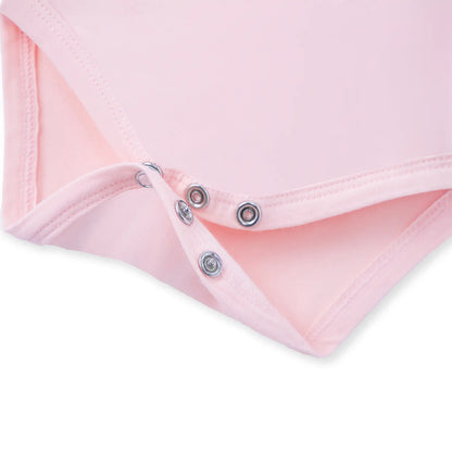 Long Sleeve Baby Bodysuit in Mary Rose