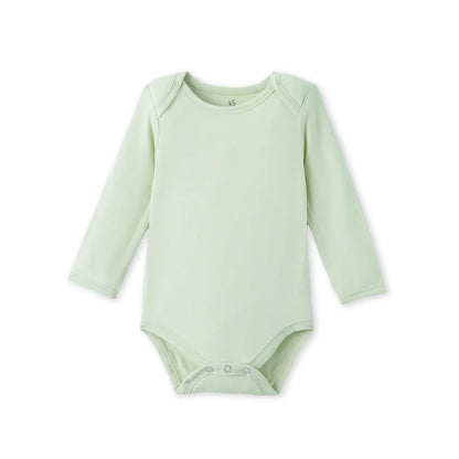 Long Sleeve Baby Bodysuit in Sage Green