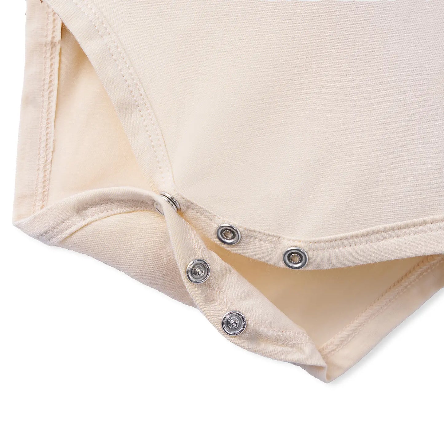 Long Sleeve Baby Bodysuit in Sand