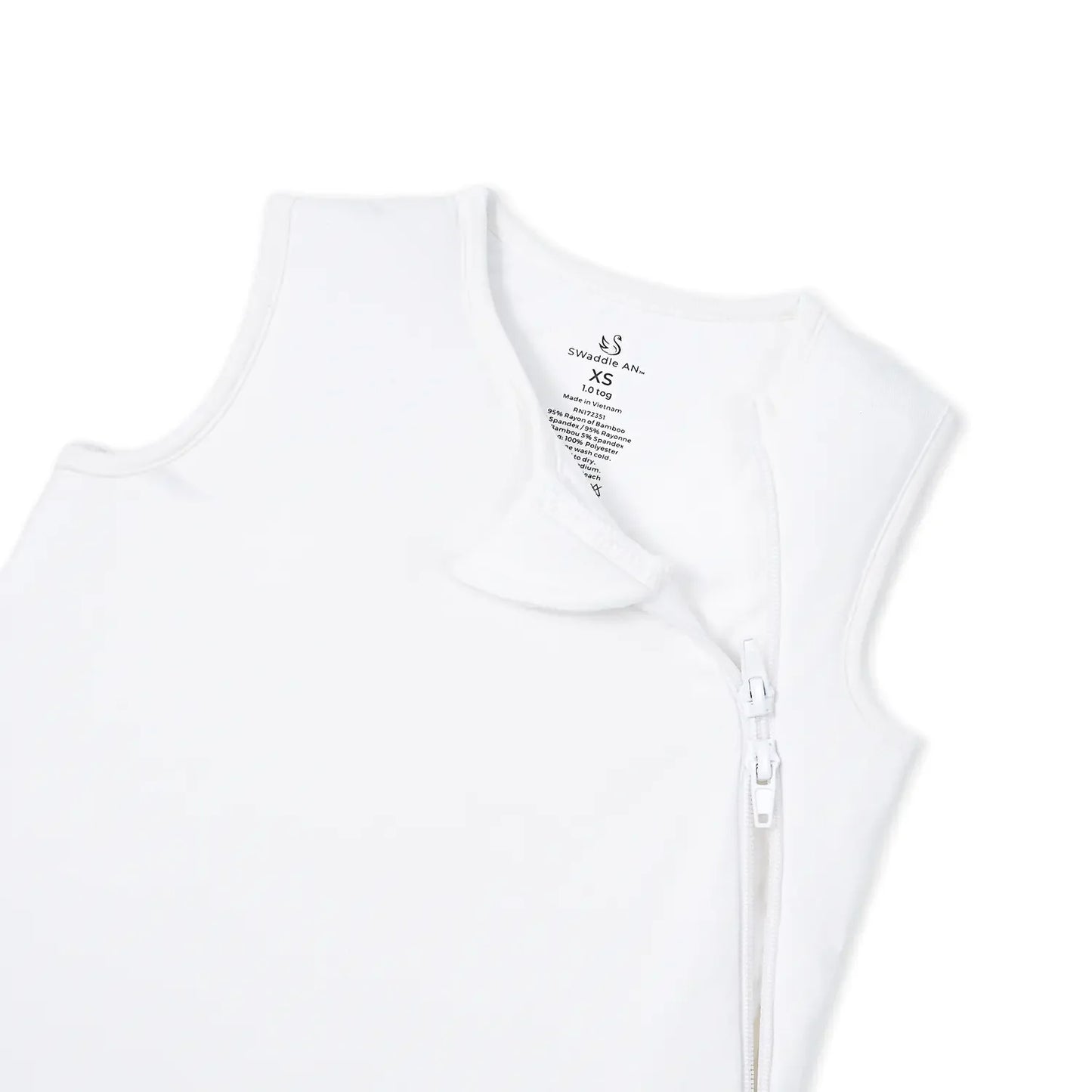 Bamboo Sleep Sack 1.0 TOG in White