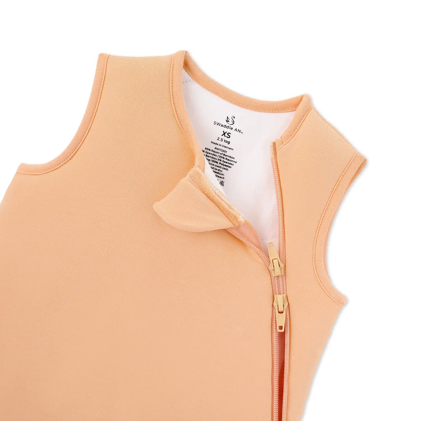 Bamboo Sleep Sack 2.5 TOG in Peach Fuzz