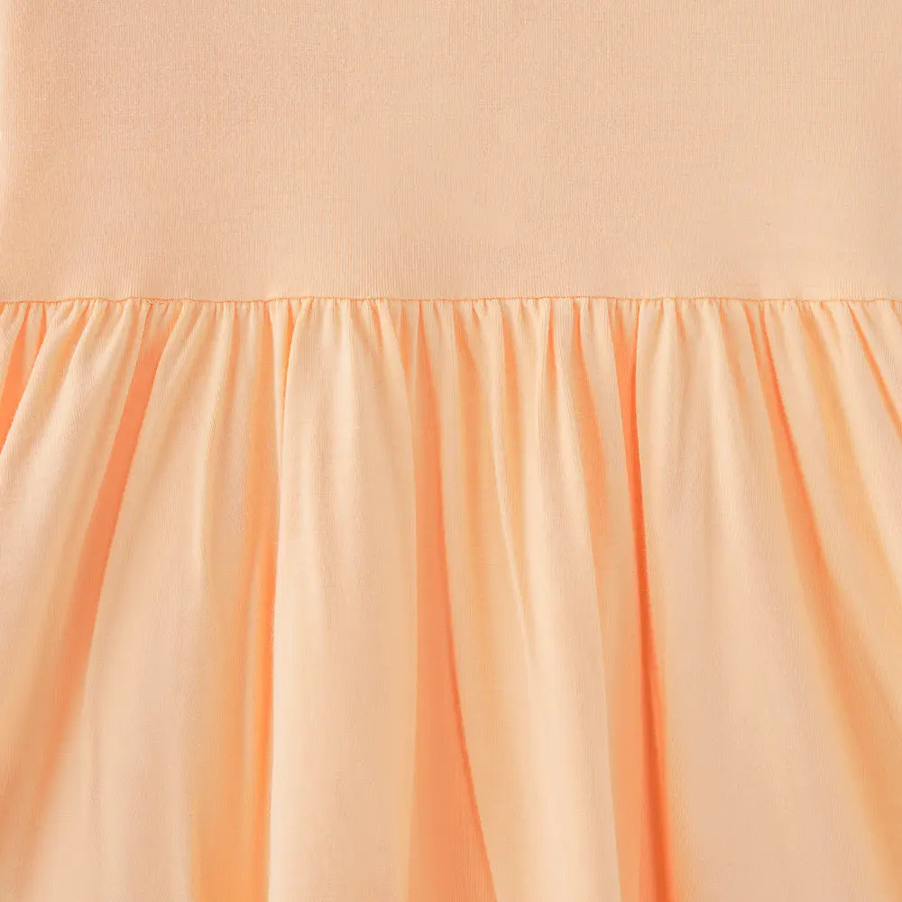 Twirl Dress in Peach Fuzz