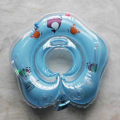Inflatable Flamingo Baby Neck Float Ring