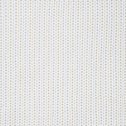 Classic Knit Baby Sweater in Timeless White