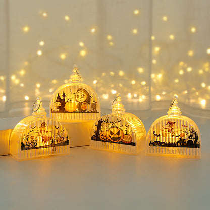 Halloween Pumpkin Light Children's Portable Halloween Halloween Decoration Ornaments Luminous Props Party Ornaments