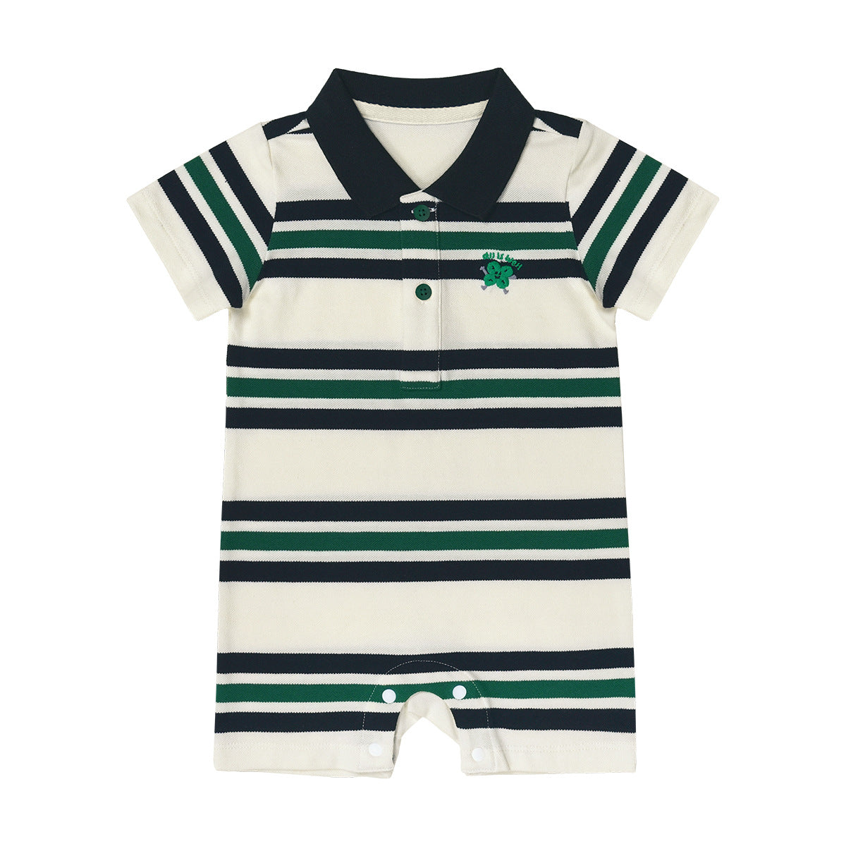 Simple Printed Class A Summer Short-sleeve Baby Romper