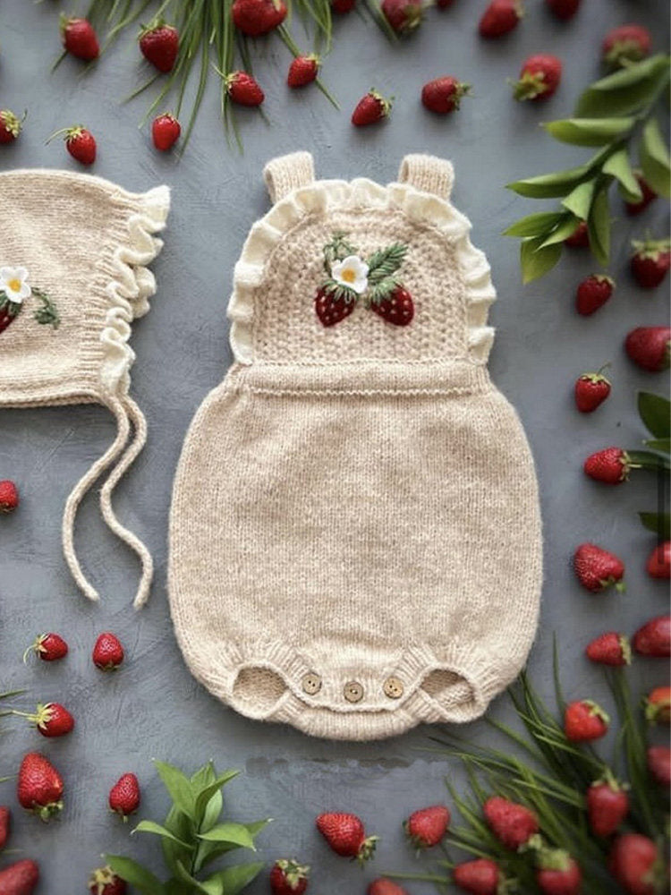 Hand-knitted Wool Yarn Romper Kit For Children