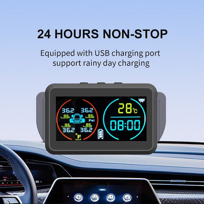 TPMS Time And Temperature Display Tire Pressure Monitor