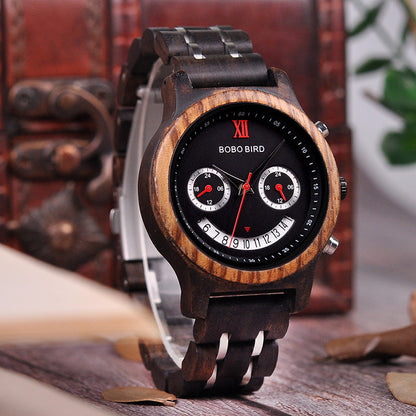 Wooden Classic Wooden Pointer-style Quartz Watch