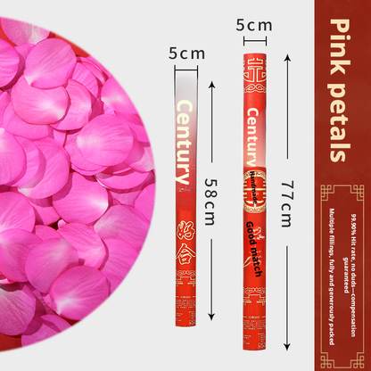 Hand-held salute-housewarming-colorful sequins-58cm-1 piece