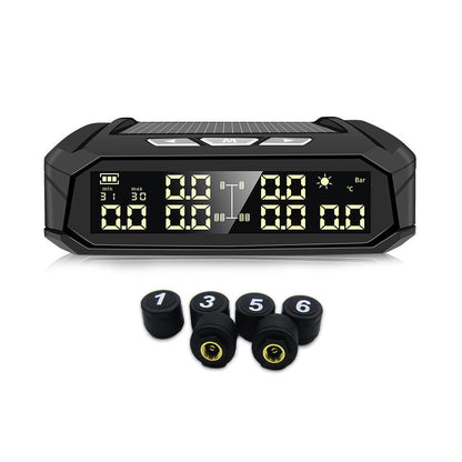 Solar External Tire Pressure Monitor 6 Tire RV Trucks