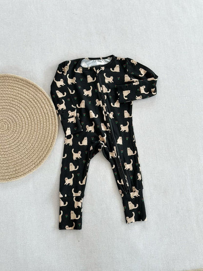Bamboo Fiber Onesie European And American Style For Infants And Toddlers