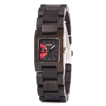 S02 Wooden Decoration Quartz Watch