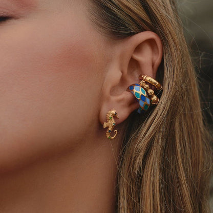 Fashionable Stainless Steel Ear Cuff Earrings