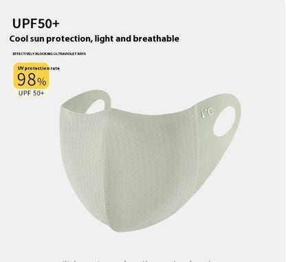 Ice Silk Sunscreen Mask UV Protection