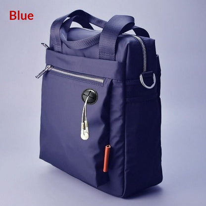 Oxford-style Vertical Casual Crossbody Bag