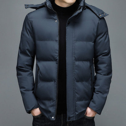 Plus-size Down Puffer Jacket With Extra Padding For Maximum Warmth