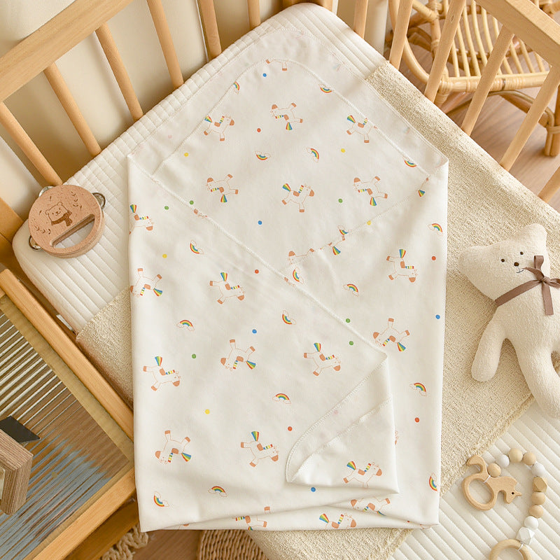 Cotton Baby Swaddle To Prevent The Startle Reflex