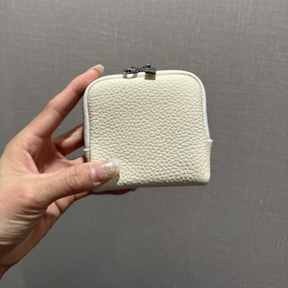 First-layer Cowhide Jewelry Pouch Mini And Convenient