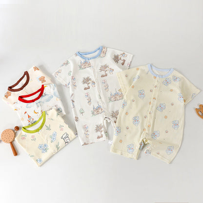 Fashionable Newborn Long-sleeve Bodysuit Loungewear
