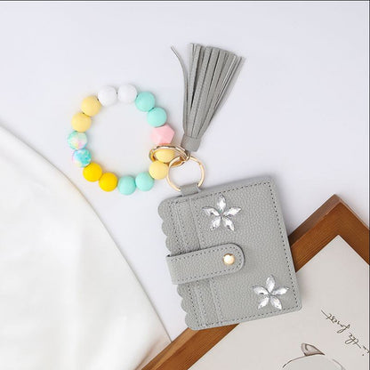 Creative Silicone Bead Wrist Anti-Lost Coin Purse