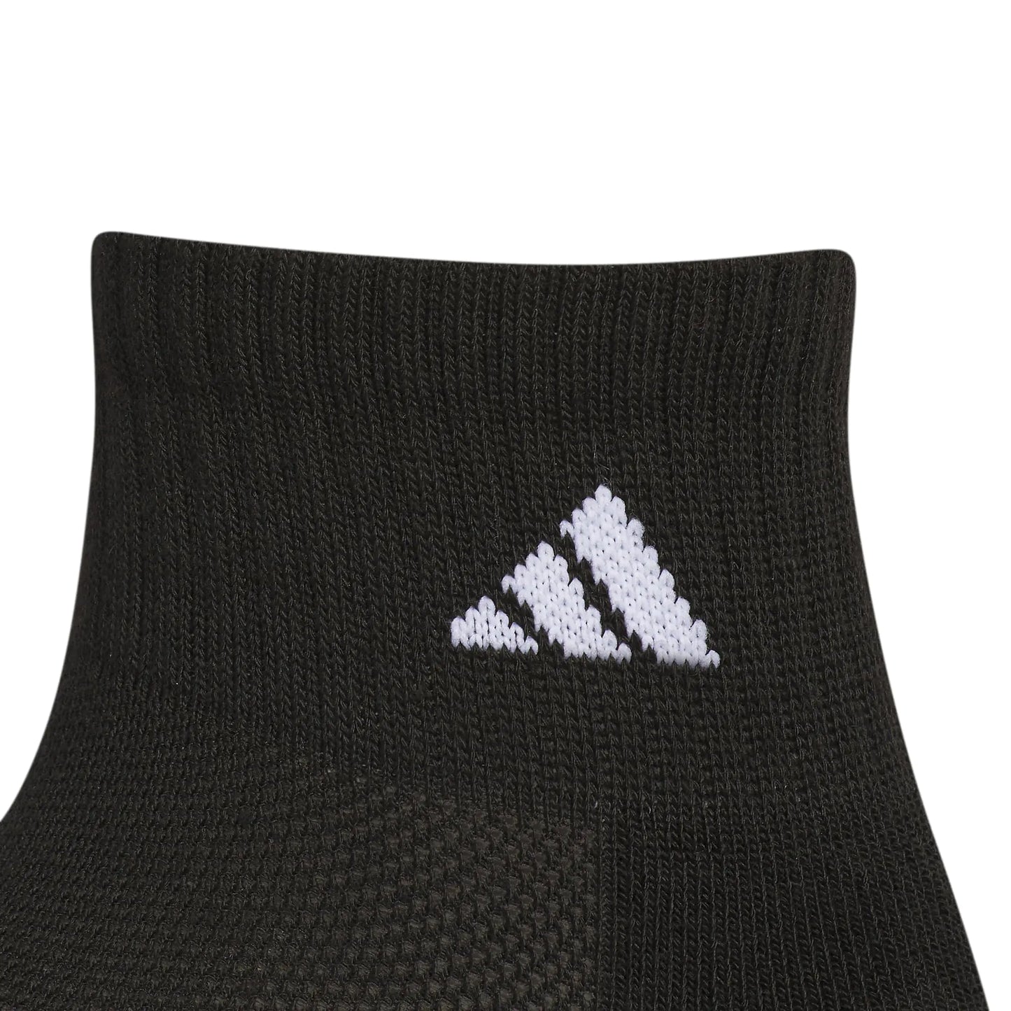 adidas Athletic Cushioned Quarter Socks (6-Pair) for Kids, Boys and Girls, Above The Ankle Fit, Durable Fabric Medium Black/Onix Grey/White - # BOAA12810002