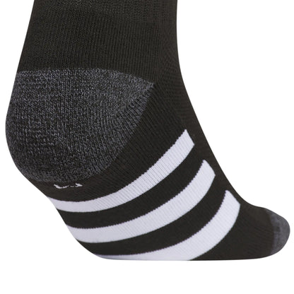 adidas Athletic Cushioned Quarter Socks (6-Pair) for Kids, Boys and Girls, Above The Ankle Fit, Durable Fabric Medium Black/Onix Grey/White - # BOAA12810002