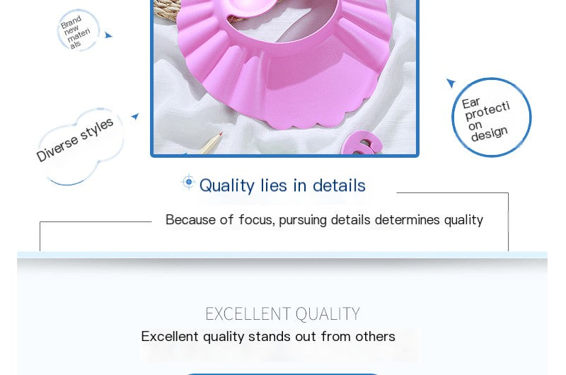 Adjustable Baby Bath Cap for Bathing Essentials - # BAGE11210006