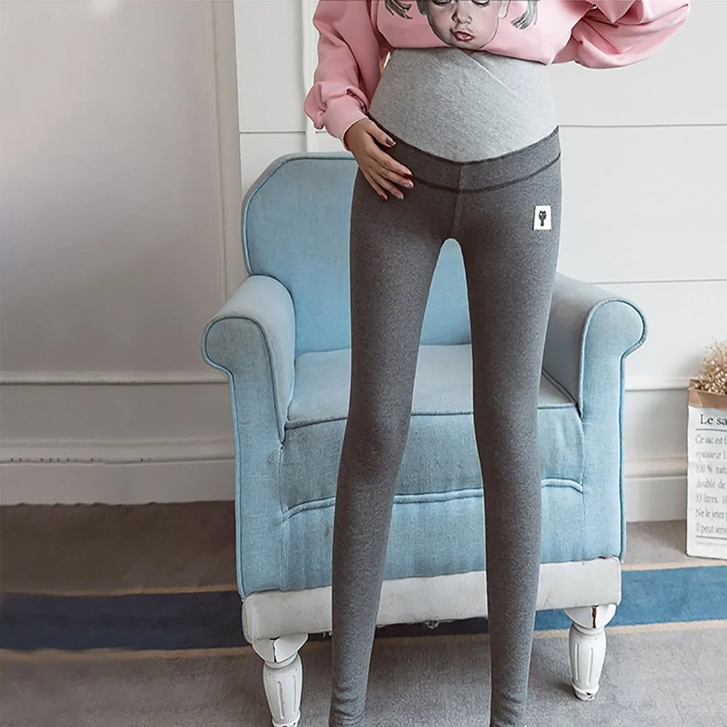 Adjustable Maternity Pants - # WOAA21410004-PRG