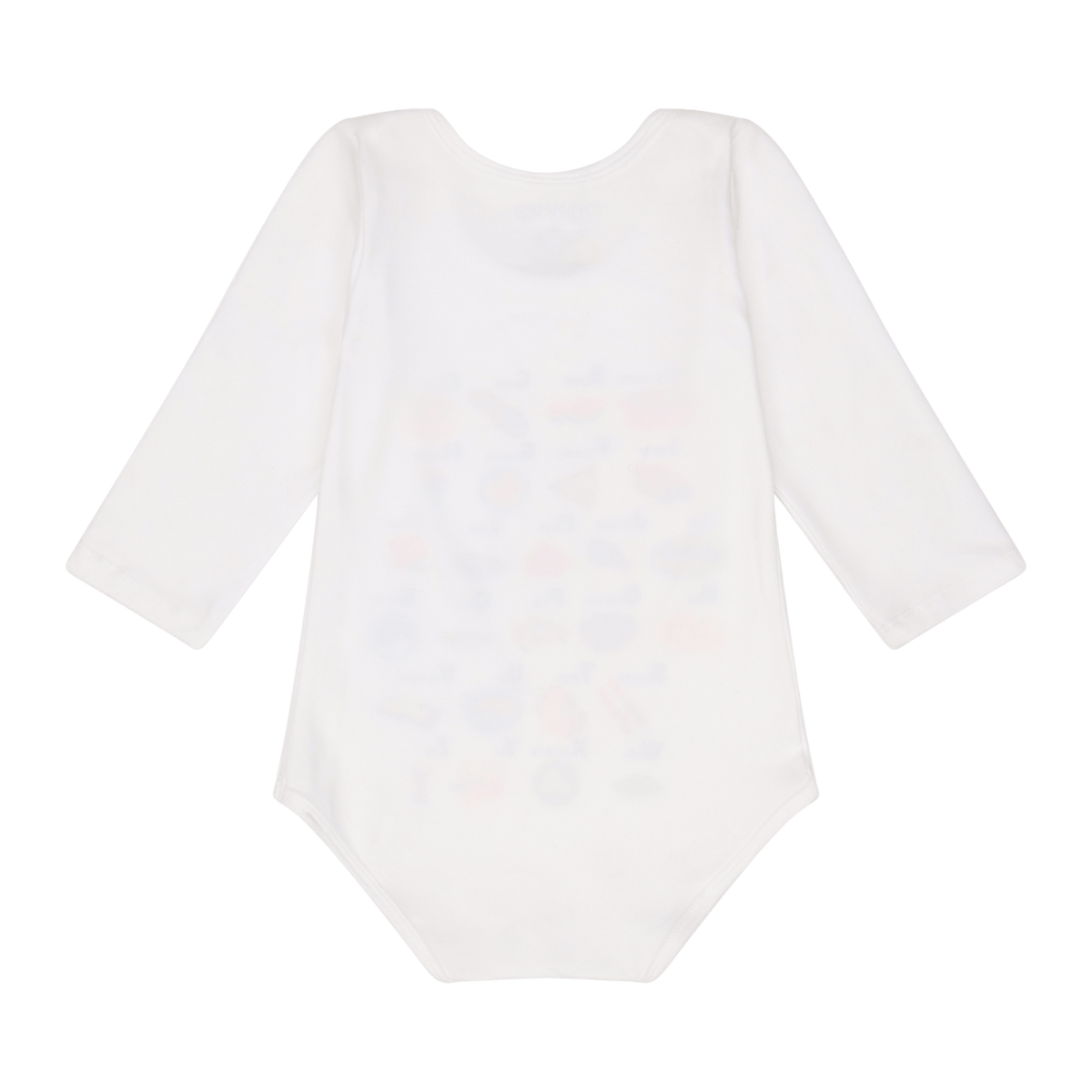Alphabet Long Sleeve Baby Bodysuit | Multicultural Kids Wear