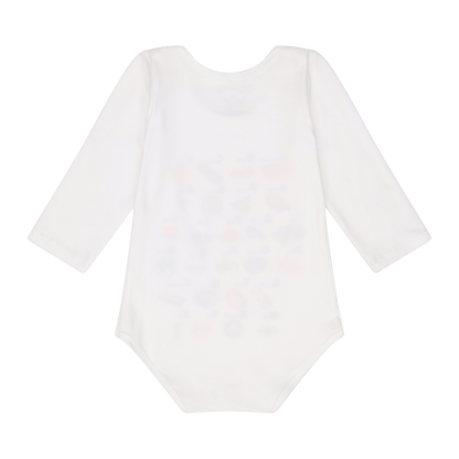 Alphabet Long Sleeve Baby Bodysuit | Multicultural Kids Wear