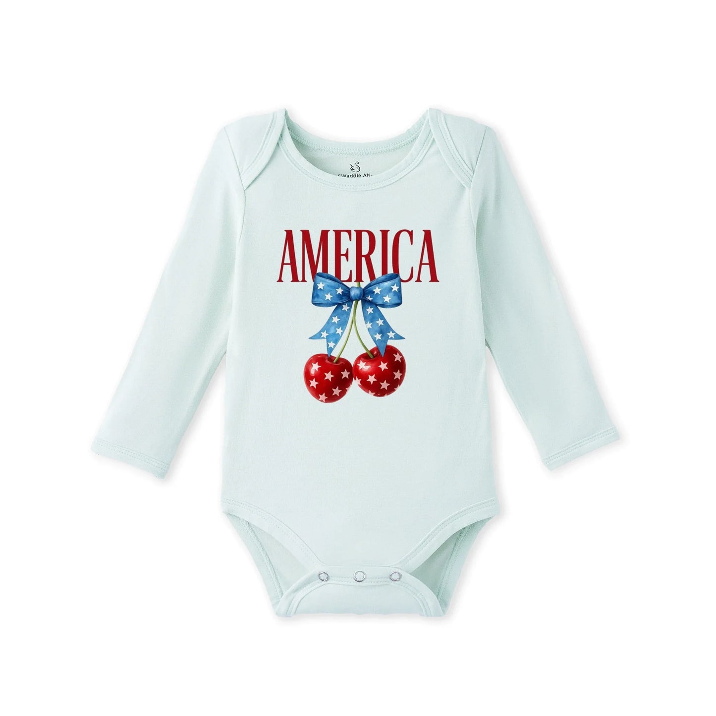 American Cherry Bamboo Baby Onesie