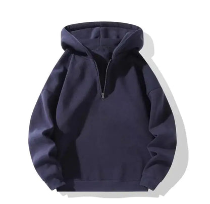 Autumn And Winter Men's Zipper Hoodie Loose Sports Sweater - # BOAA13110003