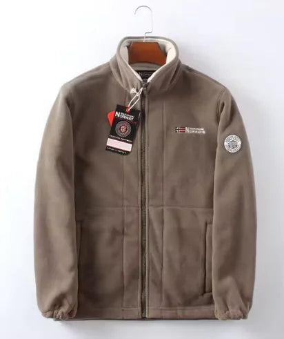 Autumn Winter Boys Men's Warm Fleece Jacket - # BOAA13210003