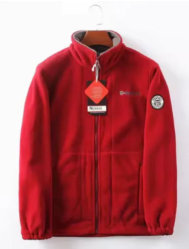 Autumn Winter Boys Men's Warm Fleece Jacket - # BOAA13210003