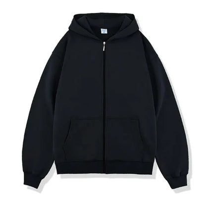 Autumn/Winter Terry Zipper Hoodie - # BOAA13510012