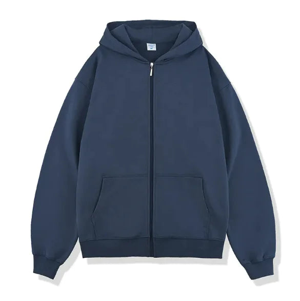 Autumn/Winter Terry Zipper Hoodie - # BOAA13510012