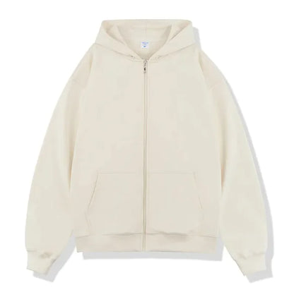 Autumn/Winter Terry Zipper Hoodie - # BOAA13510012