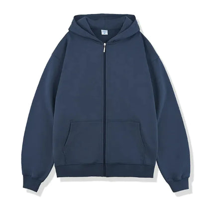 Autumn/Winter Terry Zipper Hoodie - # BOAA13510012