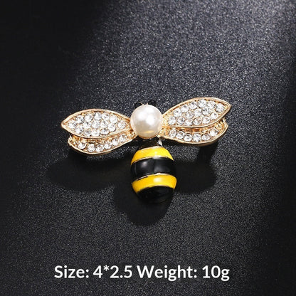 Cute Animal New Style Oil-Drop Bee Brooch