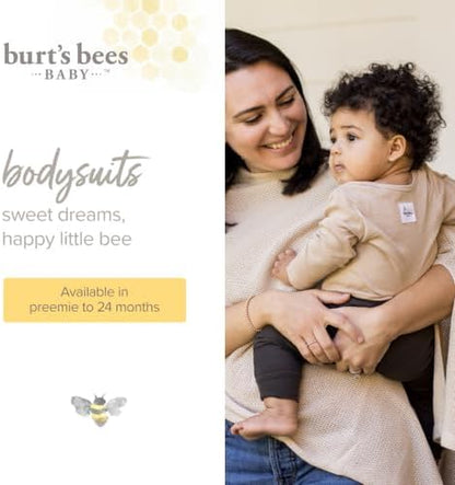 Unisex Bodysuits, Short Sleeve Organic Sleepwear, 5-Pack